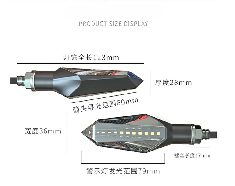 Motorcycle LED Turn Signal Lights by salelink.co.nz