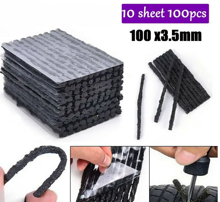 Tyre Repair Plugs 100PCS Black by salelink.co.nz