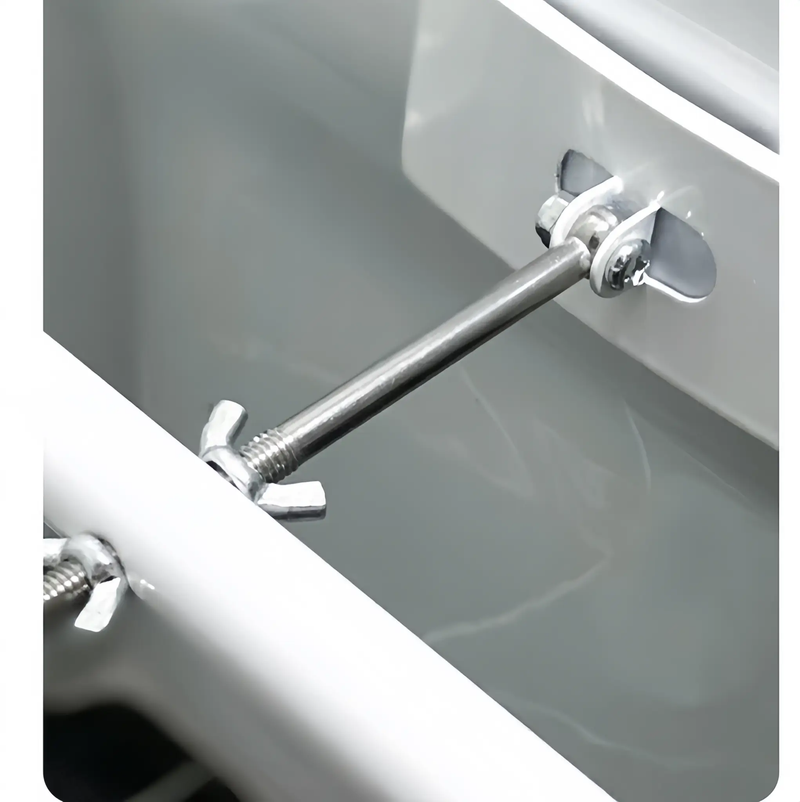 Toilet Safety Frame & Rail Black by salelink.co.nz