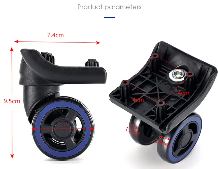 4pcs Luggage Swivel Wheels by salelink.co.nz