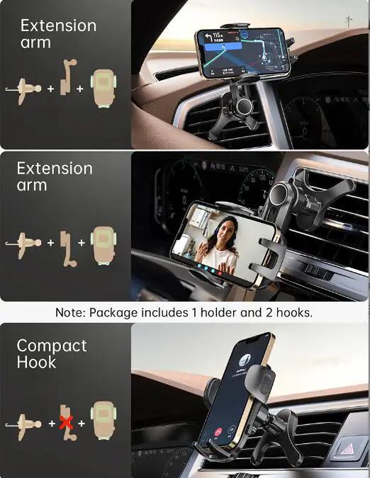 Car Air Vent Holder Phone Mount by salelink.co.nz