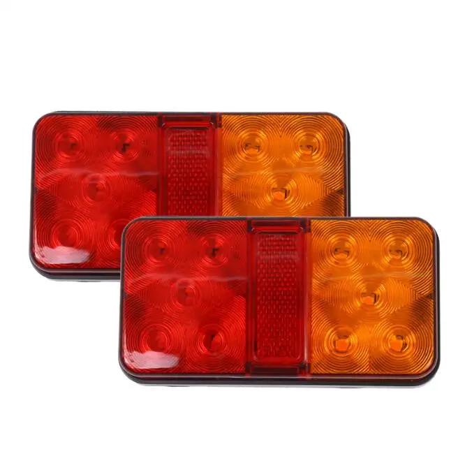 A Pair 12V 24V LED Tail Lights Lamp For Truck Trailer by salelink.co.nz