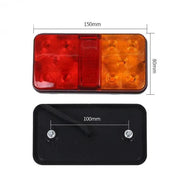 A Pair 12V 24V LED Tail Lights Lamp For Truck Trailer by salelink.co.nz