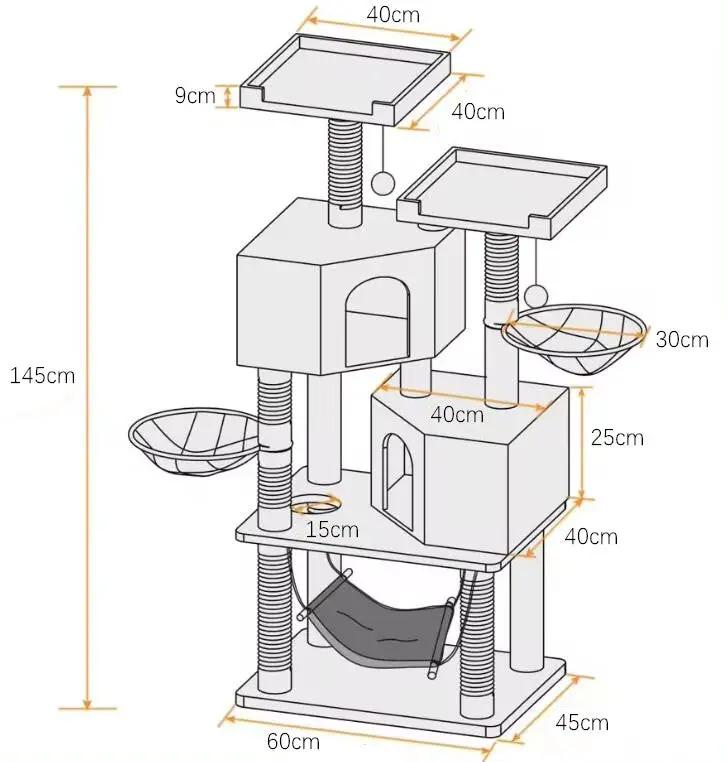 Cat Tree Tower by salelink.co.nz