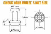 20PCS Wheel Nuts M12x1.5 - Multi by salelink.co.nz