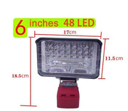 6 Inch LED Work Light for Milwaukee M18 Battery by salelink.co.nz