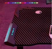 Gaming Desk with LED Light 100x60cm by salelink.co.nz