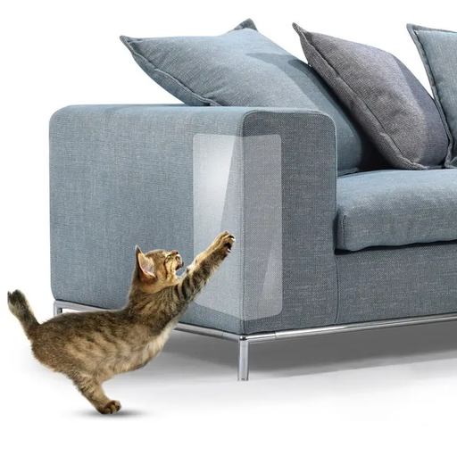 4PCS Pet Cat Anti Scratch Guard Mat Cat Scratching Post Furniture Sofa Protector by salelink.co.nz
