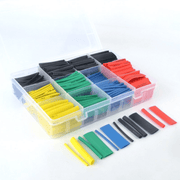 salelink.co.nz Unbranded 530pcs Heat Shrink Tubing Insulation Shrinkable Tube Assortment Electronic 530Pcs Heat Shrink Tubing Kit 8 Sizes 5 Colors