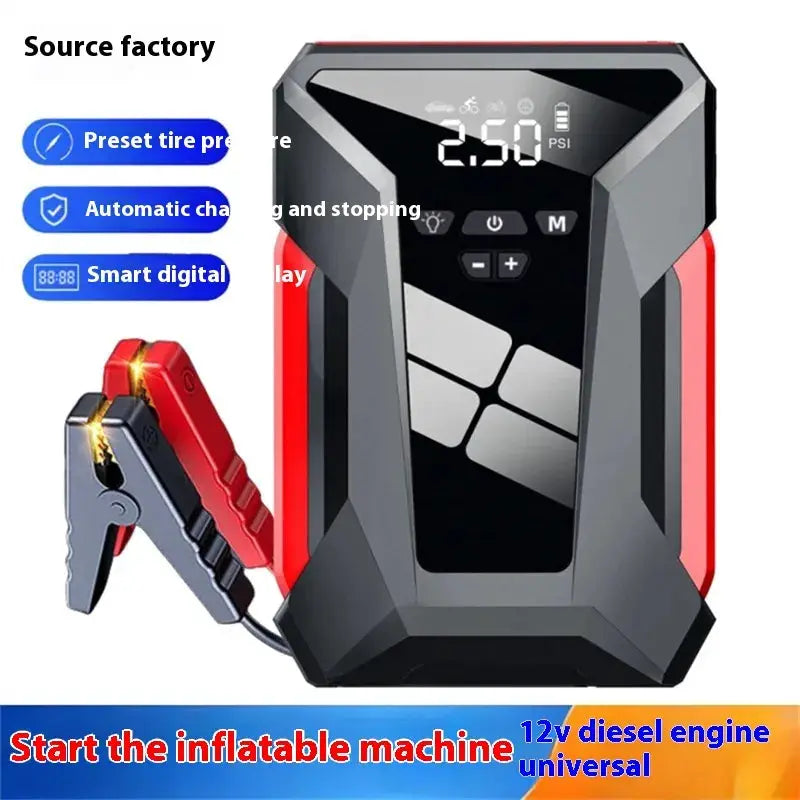 3-in-1 Car Jump Starter Power Bank with Air Compressor by Mead's Supply & Equipment Outfitters limited