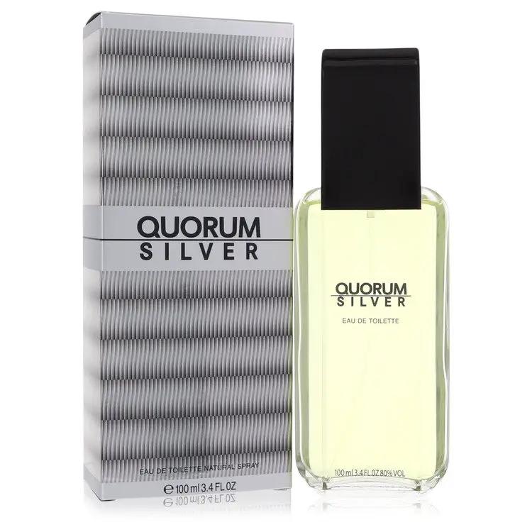 Quorum Silver Eau De Toilette Spray by Puig 100 ml by Brands HD