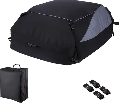 105×90×45cm Soft-Shell Vehicle Rooftop Cargo Carrier Bag by salelink.co.nz
