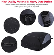 105×90×45cm Soft-Shell Vehicle Rooftop Cargo Carrier Bag by salelink.co.nz