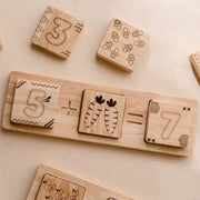 Curious Moonbeam Montessori Activity Wooden Two Piece Math Frame Set - QToys | Wooden Toy NZ Wooden Two Piece Math Frame Set - QToys | Wooden Toy NZ
