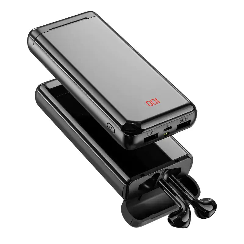 Bluetooth Headphones Power Bank with Display (Stereo) by Mead's Supply & Equipment Outfitters limited
