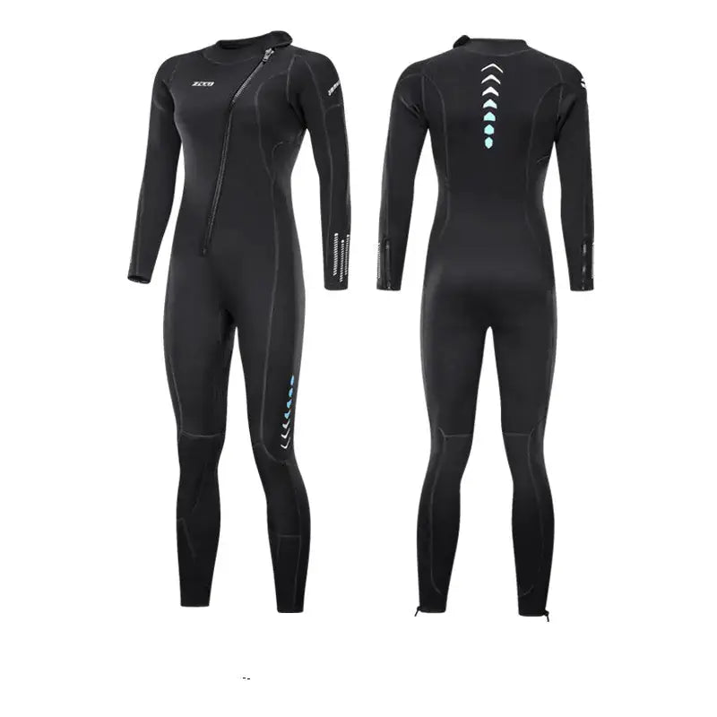 One-Piece Neoprene Wetsuit - Warm Surfing & Diving Suit for All Seasons | Unisex Athletic Wear by Mead's Supply & Equipment Outfitters limited