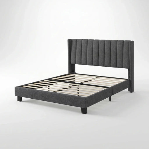 Yaheetech Queen Size Upholstered Bed Frame Queen Size Upholstered Bed Frame