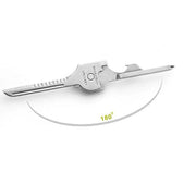 6 in 1 Multi Function Stainless Steel Utility Key Tool Knife Screwdeiver by salelink.co.nz