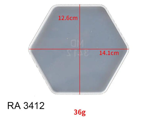 Coaster Moulds - RA 3412 by Resin Art NZ