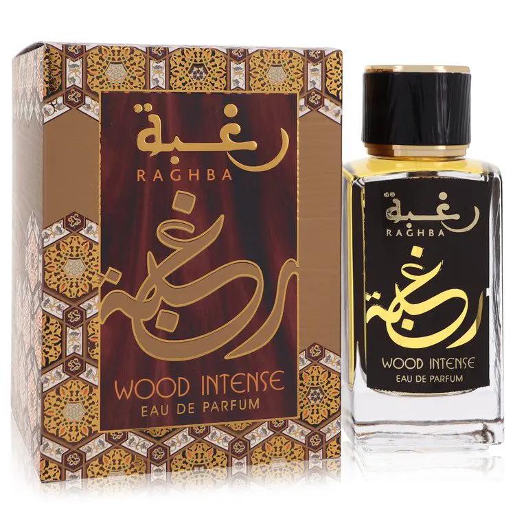 Raghba Wood Intense Eau De Parfum Spray (Unisex) by Lattafa 100 ml by Brands HD