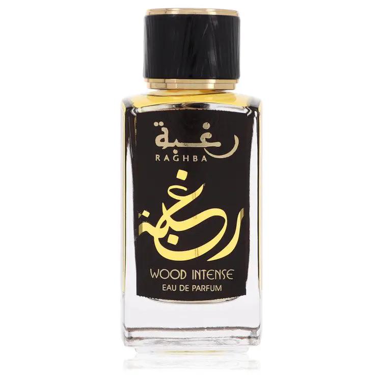 Raghba Wood Intense Eau De Parfum Spray (Unisex Unboxed) by Lattafa 100 ml by Brands HD