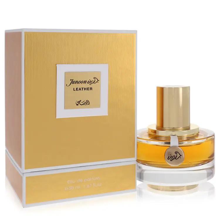 Rasasi Junoon Leather Eau De Parfum Spray by Rasasi 49 ml by Brands HD