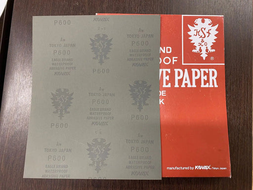 Eagle Brand Waterproof Sandpaper Japan 600 Grit for DIY Resin Art by Resin Art NZ