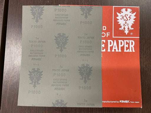 Eagle Brand Waterproof Sandpaper Japan 1000 Grit for DIY Resin Art by Resin Art NZ