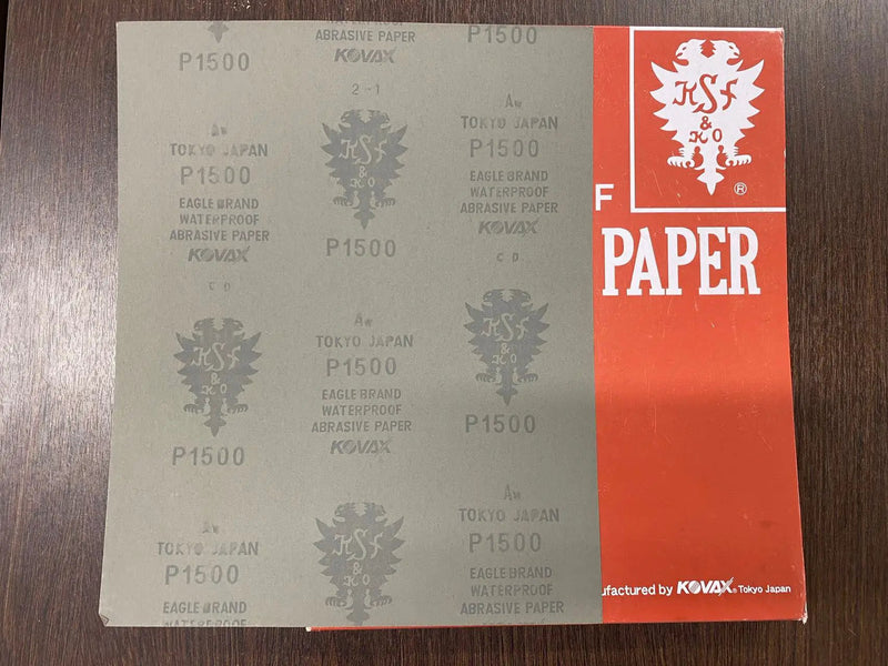 Eagle Brand Waterproof Sandpaper Japan 1500 Grit for DIY Resin Art by Resin Art NZ