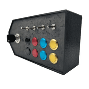 RaceCraftsNZ RC05 Button Box, 8x Buttons, 4 Switches, Realistic Key Switch by RaceCrafts