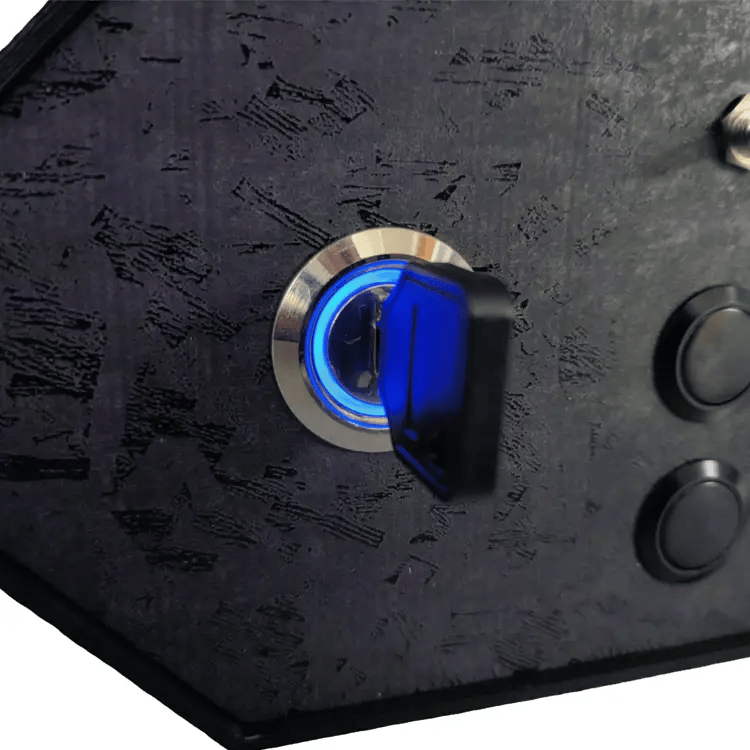RaceCraftsNZ RC05 Button Box, 8x Buttons, 4 Switches, Realistic Key Switch by RaceCrafts
