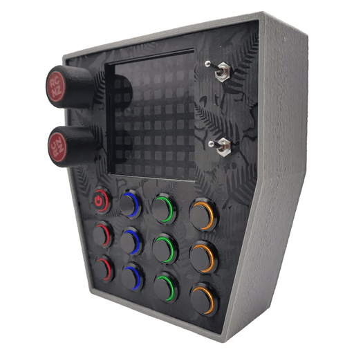 RaceCraftsNZ RC06 Button Box, 12x LED Buttons, Dual Rotary Encoders, LED Flag Box by RaceCrafts
