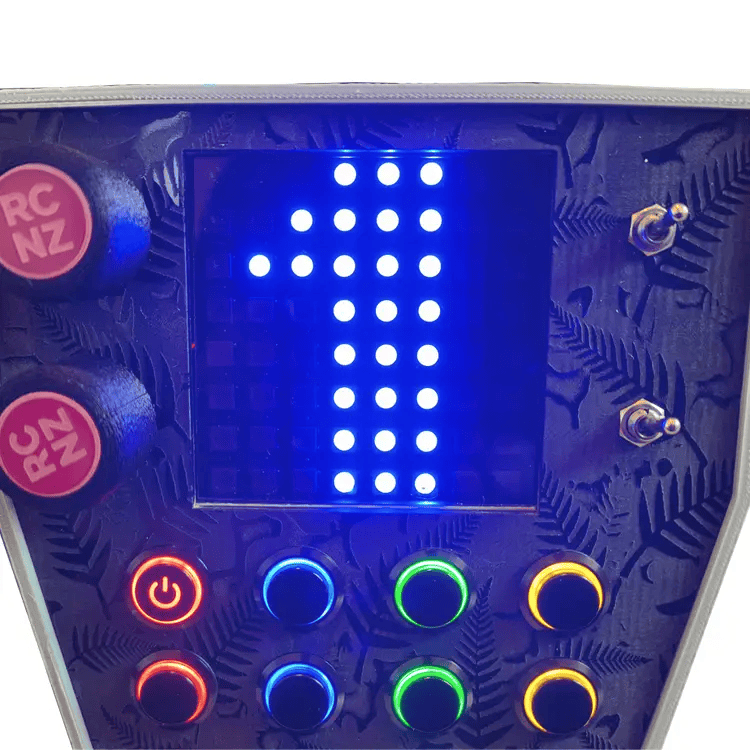 RaceCraftsNZ RC06 Button Box, 12x LED Buttons, Dual Rotary Encoders, LED Flag Box by RaceCrafts