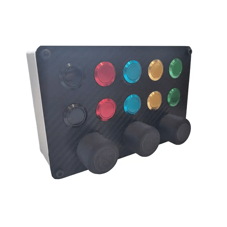 RaceCrafts RaceCraftsNZ RC0CBN Simracing Button Box – Total Control at Your Fingertips RaceCraftsNZ RC0CBN Simracing Button Box – Total Control at Your Fingertips