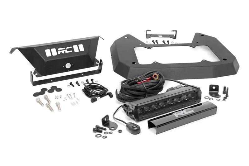 Jeep Spare Tire Delete Kit w/8 Inch Black Series LED Jeep Wrangler JL (21-24)/Wrangler Unlimited (18-25) by Magwarehouse.com