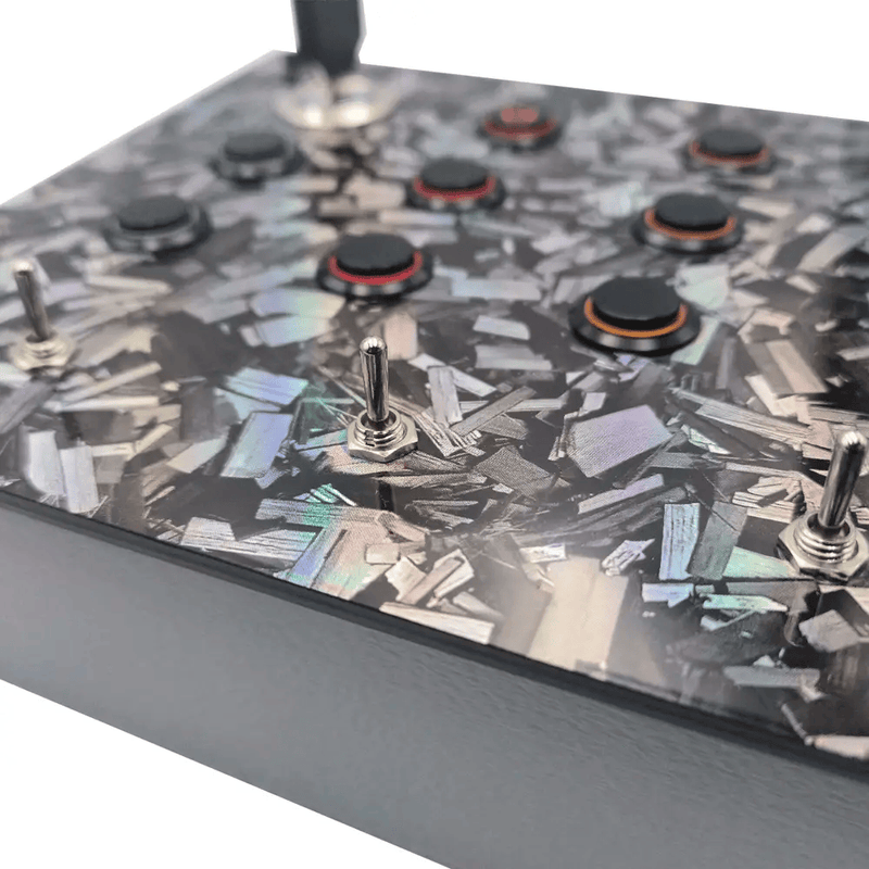 RaceCraftsNZ RCV1A Sim Racing Button Box – Forged Carbon Edition 🏎️🏁 by RaceCrafts