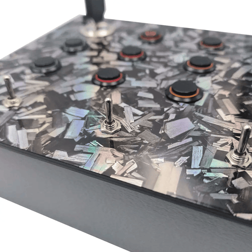 RaceCraftsNZ RCV1A Sim Racing Button Box – Forged Carbon Edition 🏎️🏁 by RaceCrafts