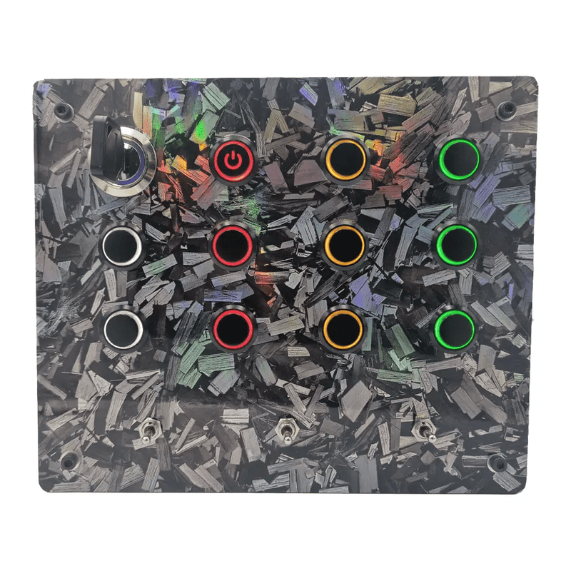 RaceCraftsNZ RCV1A Sim Racing Button Box – Forged Carbon Edition 🏎️🏁 by RaceCrafts