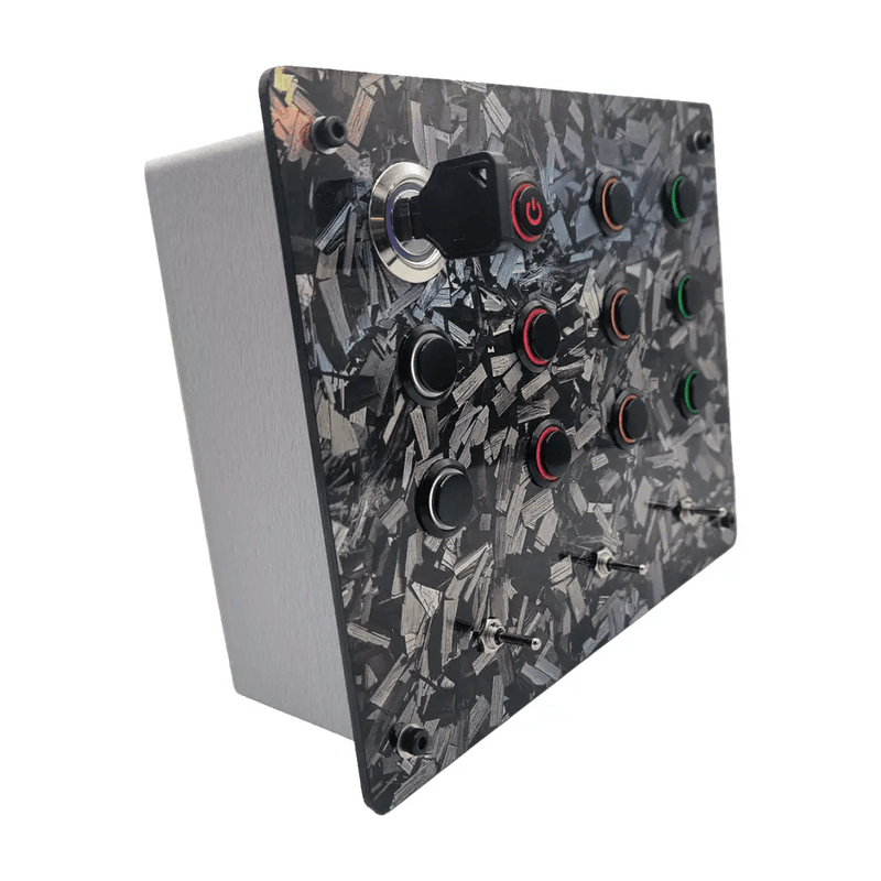 RaceCraftsNZ RCV1A Sim Racing Button Box – Forged Carbon Edition 🏎️🏁 by RaceCrafts