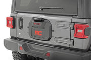 Jeep Spare Tire Delete Kit w/8 Inch Black Series LED Jeep Wrangler JL (21-24)/Wrangler Unlimited (18-25) by Magwarehouse.com