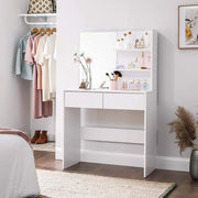 The Shopsite Home-living VASAGLE Dressing Table With Mirror VASAGLE Dressing Table With Mirror