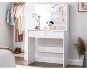 The Shopsite Home-living VASAGLE Dressing Table With Mirror VASAGLE Dressing Table With Mirror