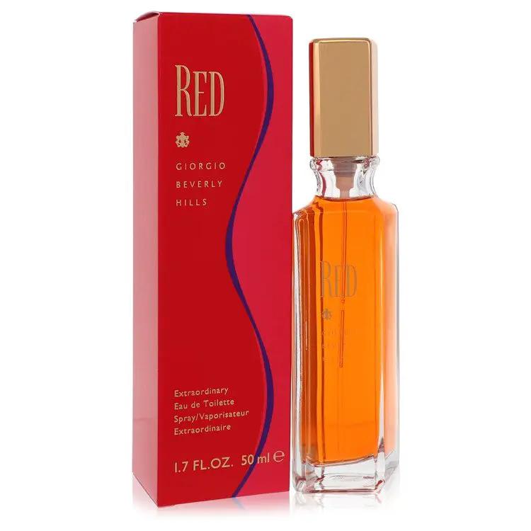 Red Eau De Toilette Spray by Giorgio Beverly Hills 50 ml by Brands HD