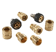 Pressure Washer Adapter Set, Quick Disconnect Kit, M22 Swivel to 3/8'' Quick Connect 3/4" to Quick Release by salelink.co.nz