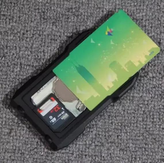 g8buynz RFID Card Holder Wallet Metal Minimalist Slim Card Case For Men RFID Card Holder Wallet Metal Minimalist Card Case
