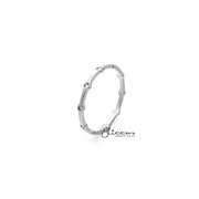 Stainless Steel CZ Dots Women's Rings by Glitters