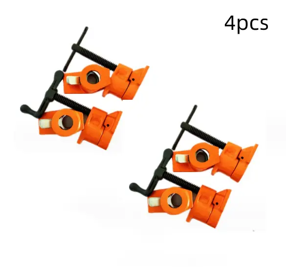 3/4'' Gluing Pipe Clamp 4 Pcs Heavy Duty WOODWORKING VICE TOOLS Wide Protect Pad by salelink.co.nz