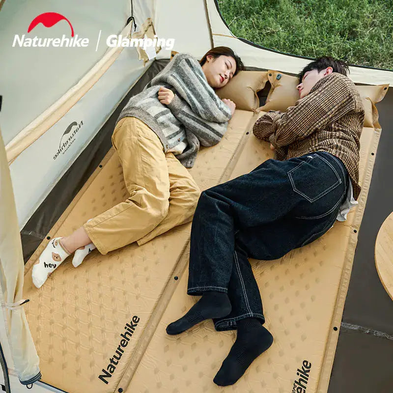 Naturehike D01 Extended Inflatable Sleeping Pad with Pillow - Camping Mat by Mead's Supply & Equipment Outfitters limited