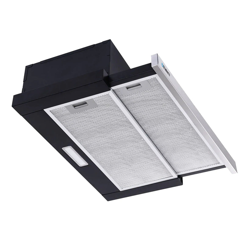 SportZone.co.nz Appliances > Kitchen Appliances Devanti 600mm Range Hood 60cm Slide out Rangehood Stainless Steel Devanti 600mm Range Hood 60cm Slide out Rangehood Stainless Steel