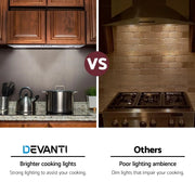 SportZone.co.nz Appliances > Kitchen Appliances > Cooking Ranges Devanti 520mm Range Hood 52cm Rangehood Stainless Steel Devanti 520mm Range Hood 52cm Rangehood Stainless Steel
